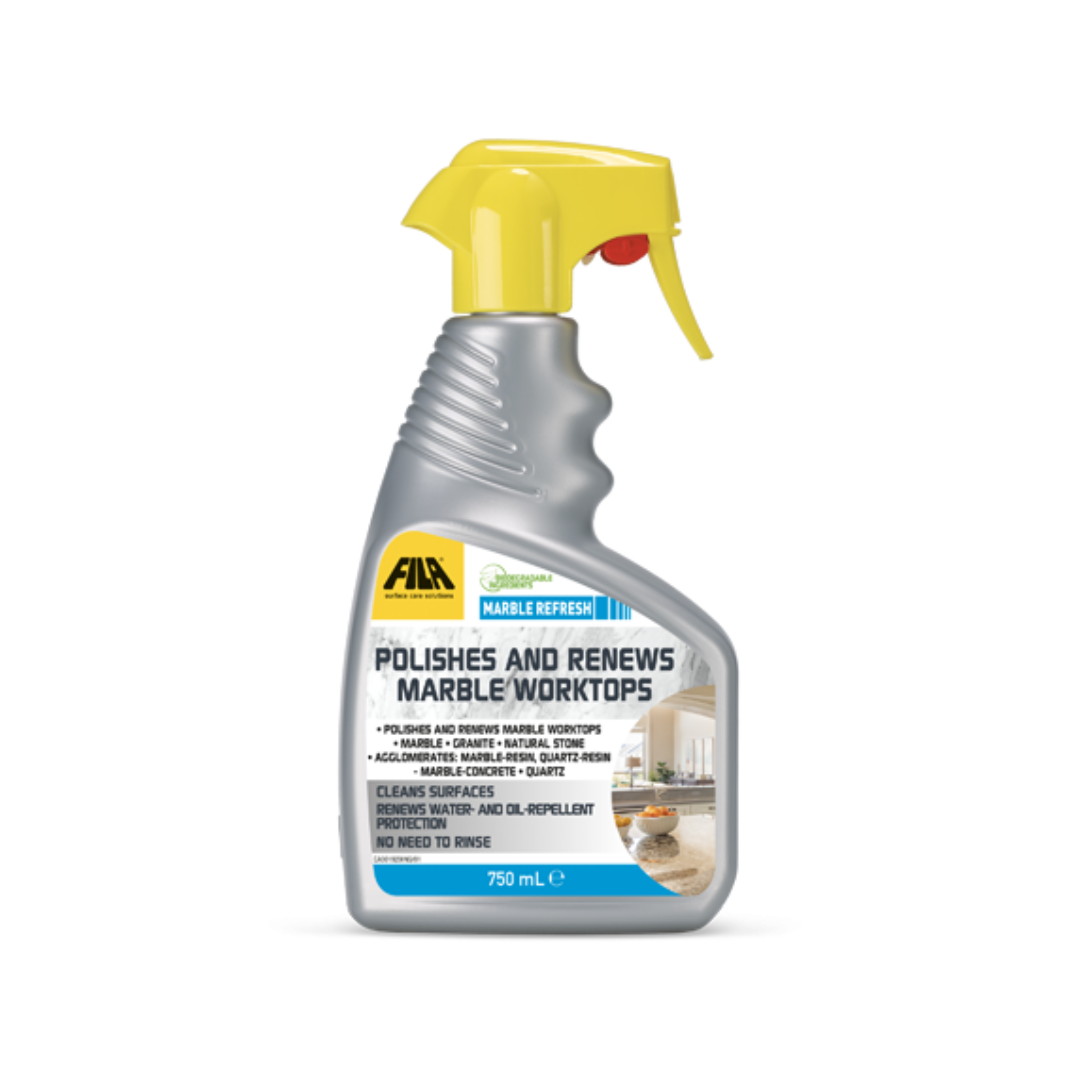 MARBLE REFRESH - POLISHES AND RENEWS MARBLE WORKTOPS